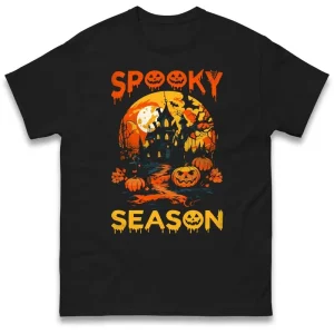 Halloween Spooky Season T Shirt Horror Character Night Party