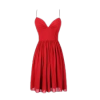 Red Fit & Flare Spaghetti Strap Dress
