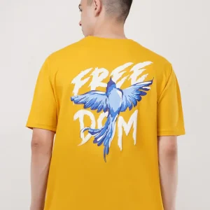 Blue Phoenix "Freedom" Graphic Short-Sleeve T-Shirt