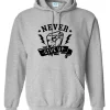 Motivational Graphic Hoodie – “Never Give Up”