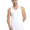 Van Heusen Sport Regular Fit Ultra Soft Wider Straps Solid Vest - White