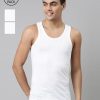 Dixcy Josh White Cotton Regular Fit Vest - Pack Of 3