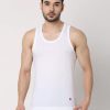 UnderJeans by Spykar White Vest