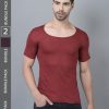 Dollar Lehar Assorted Cotton Regular Fit Vest - Pack Of 2