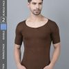 Dollar Lehar Assorted Cotton Regular Fit Vest - Pack Of 2