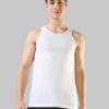 Park Avenue White Cotton Regular Fit Vest